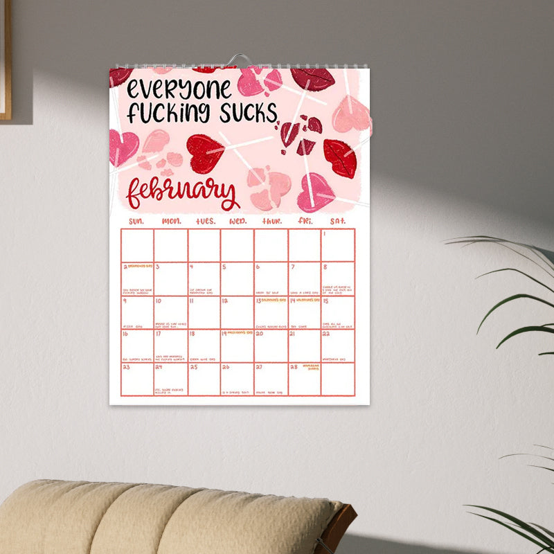 ๐๐2025 Here We Fucking Go Again Calendar
