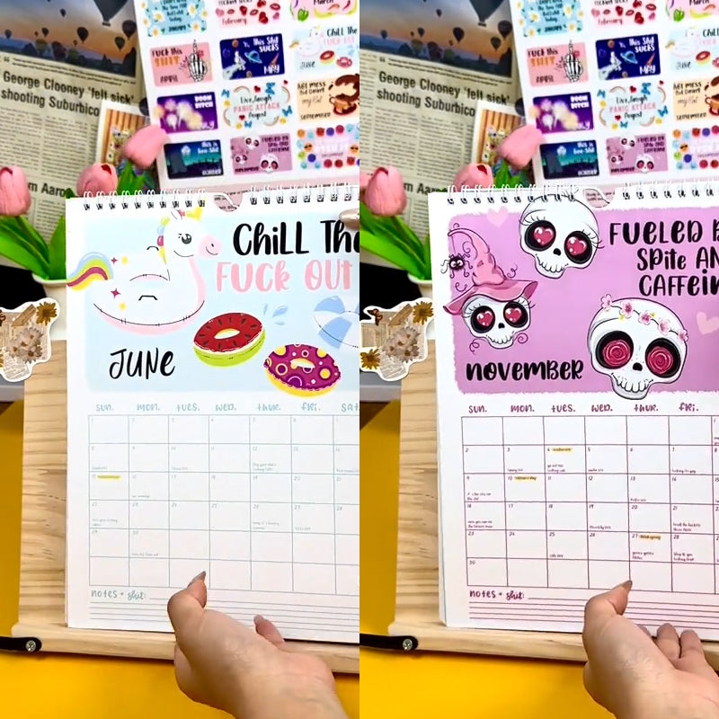 ๐๐2025 Here We Fucking Go Again Calendar