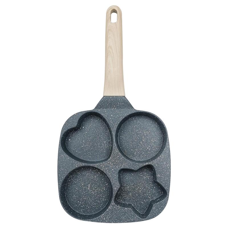 1 Set 4 Hole Skillet with Handle