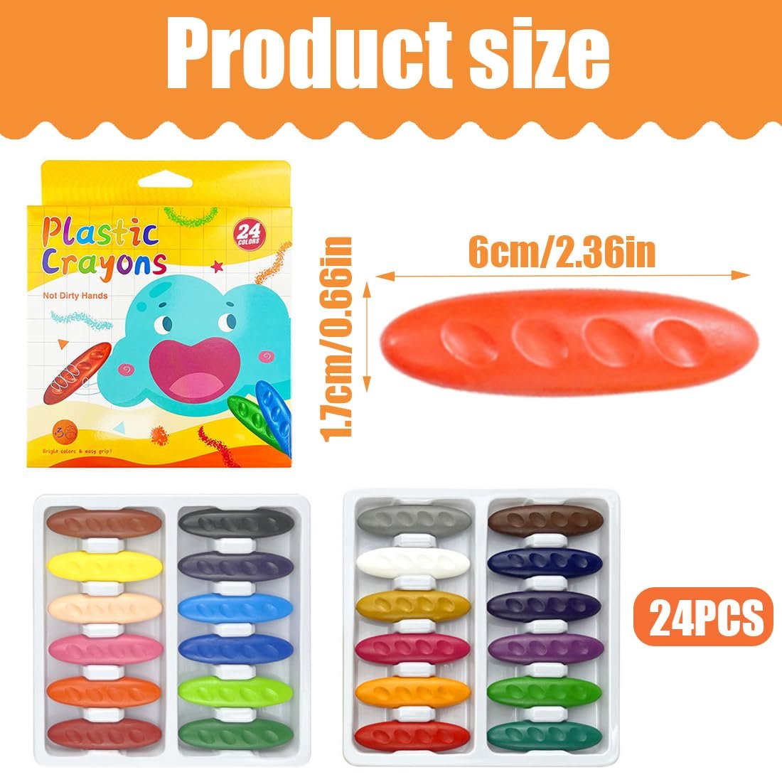 ✨Last Day 49%OFF-Peanuts Washable Crayons for Kids, Safe & Non-Toxic