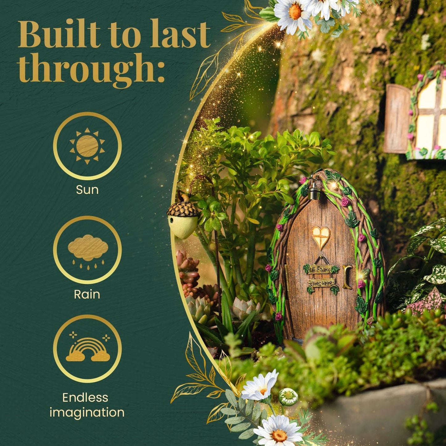 🔥Last Day 49%OFF-Fairy House Garden Decor Kit