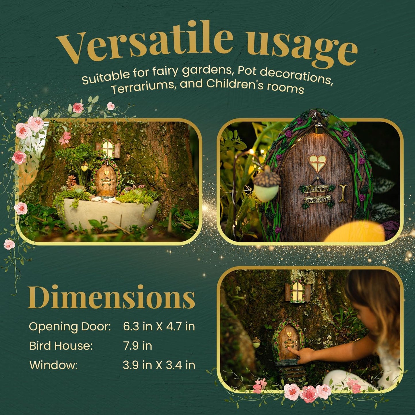🔥Last Day 49%OFF-Fairy House Garden Decor Kit
