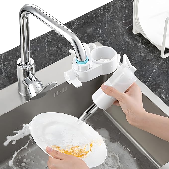 🔥Last Day 49% OFF -360° Adjustable Tap Sprayer with One-Touch Foam/Clean Water Switch