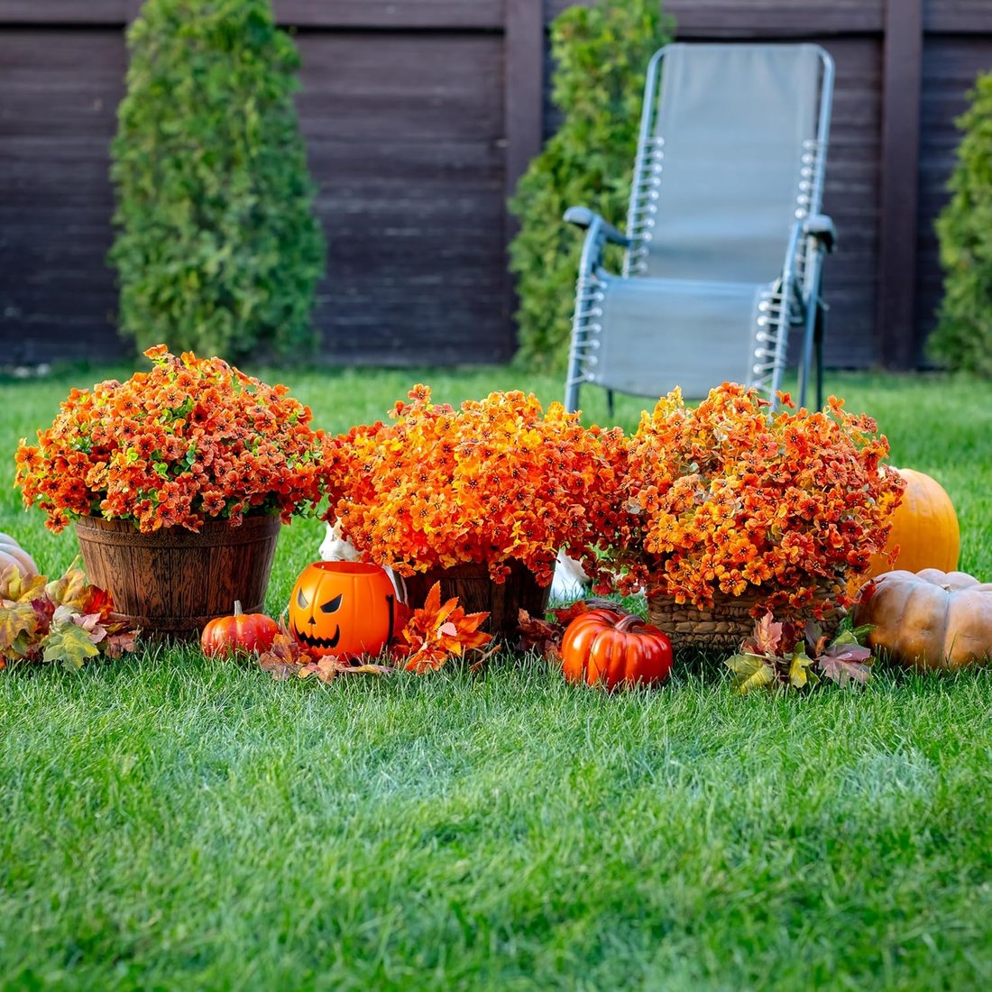 🔥HOT SALE 49% OFF🍁Fall Artificial Flowers for Outdoors