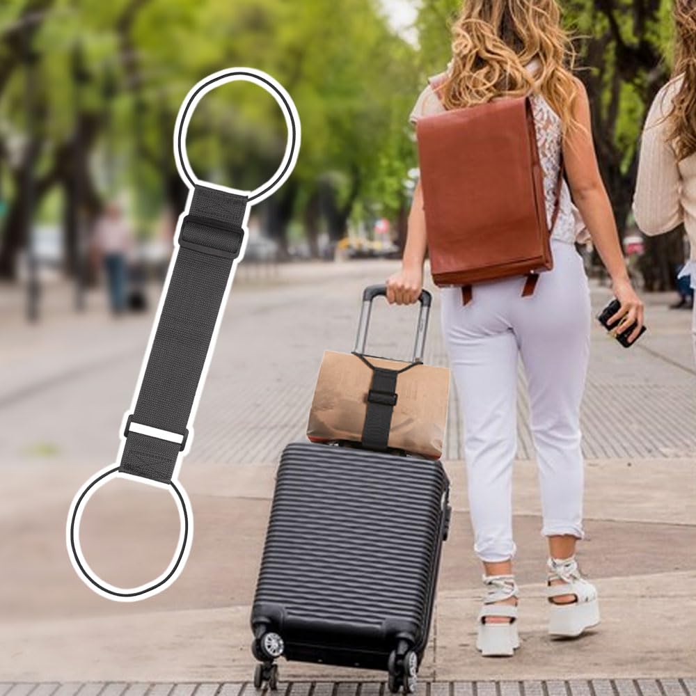 🌈3pcs Luggage Straps for Add a Bag Bungees🧳