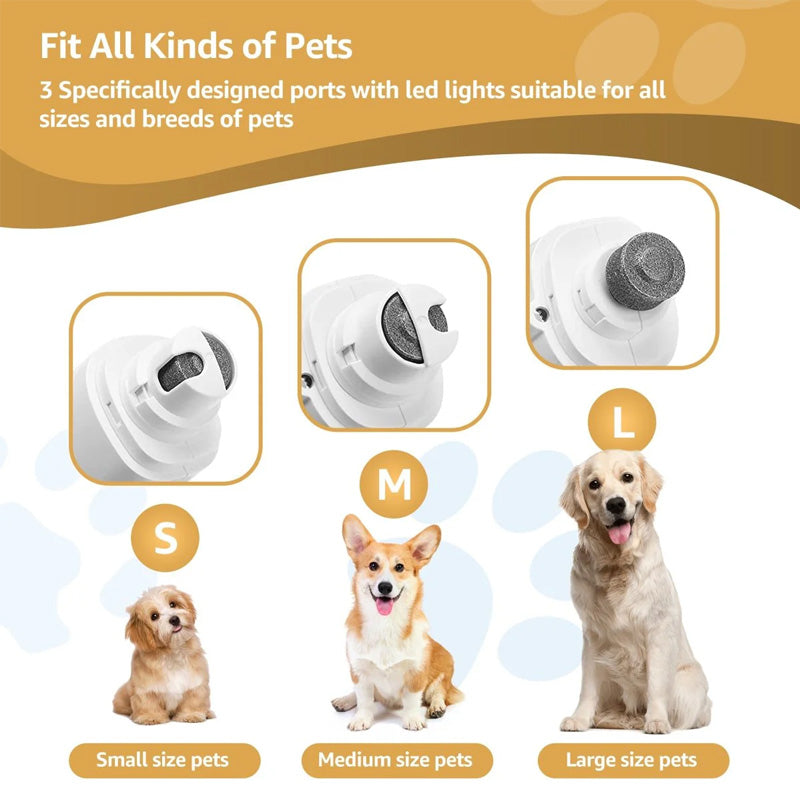 🔥Summer Hot Sale Promotion-49% OFF🐶-2-in-1 Professional LED Pet Nail Clippers