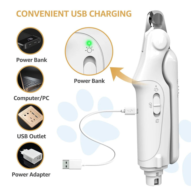 🔥Summer Hot Sale Promotion-49% OFF🐶-2-in-1 Professional LED Pet Nail Clippers