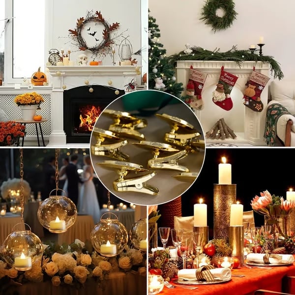 ✨ Flameless Clip-On Christmas Tree Candles