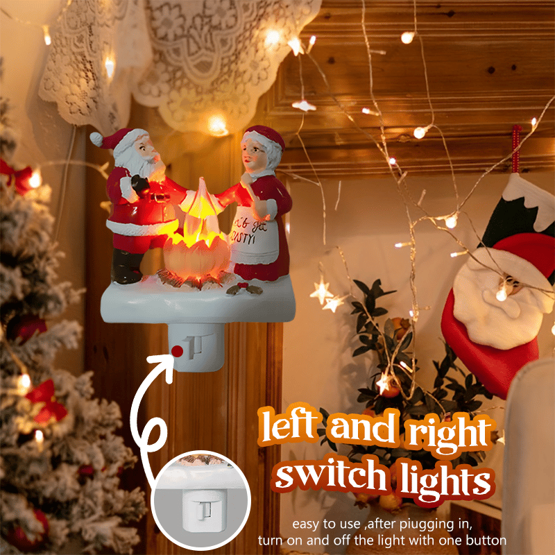 🌲Early Christmas Sale 49% OFF-Santa Campfire Flickering Night Light