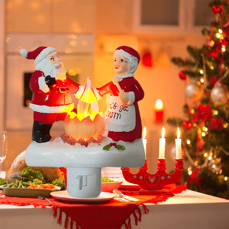 🌲Early Christmas Sale 49% OFF-Santa Campfire Flickering Night Light