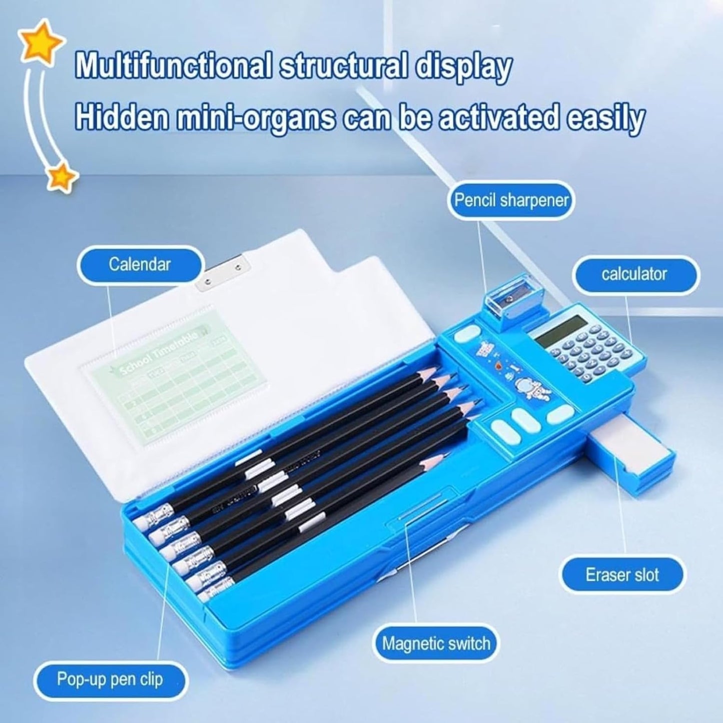 Back to School Season 49% OFF 🔥Multifunction Pencil Case That Kids Can’t Resist!
