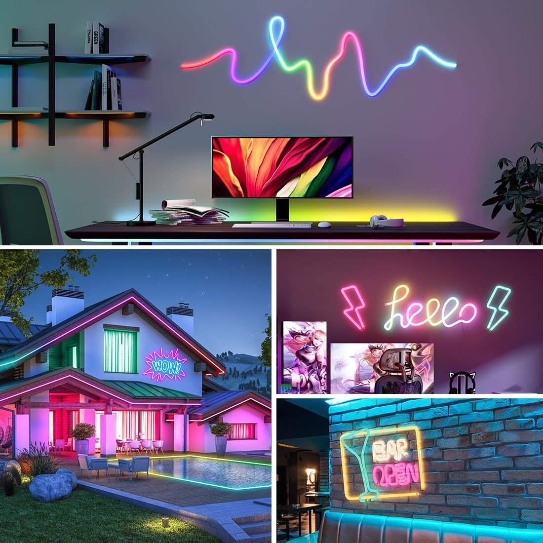 🌈360° Luminous Waterproof Strip with Music Sync🎁