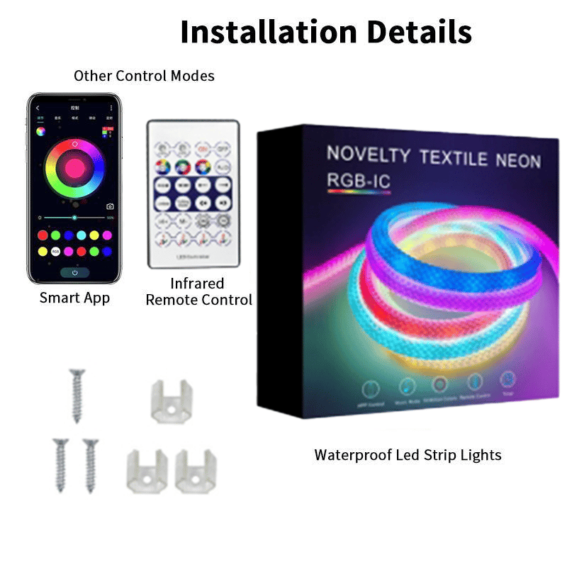 🌈360° Luminous Waterproof Strip with Music Sync🎁