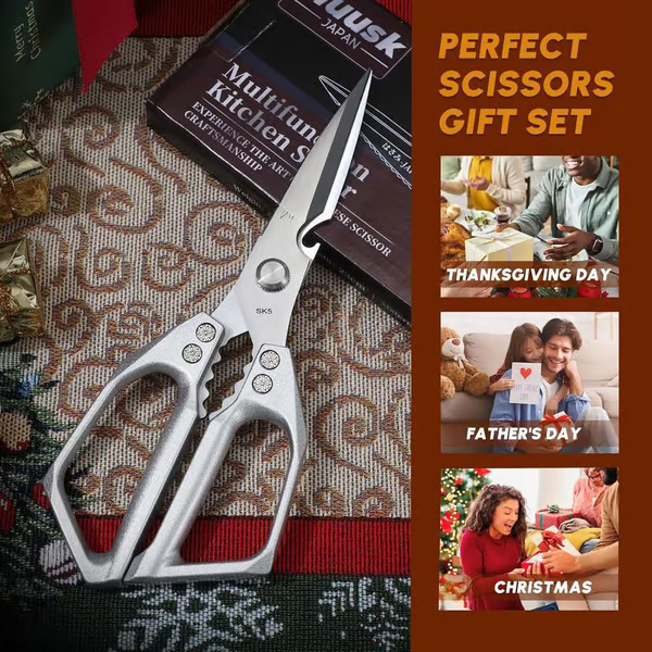 💥Last Day Sale 49% OFF🔥-Highly resilient stainless steel kitchen scissors