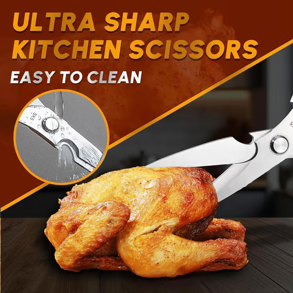 💥Last Day Sale 49% OFF🔥-Highly resilient stainless steel kitchen scissors