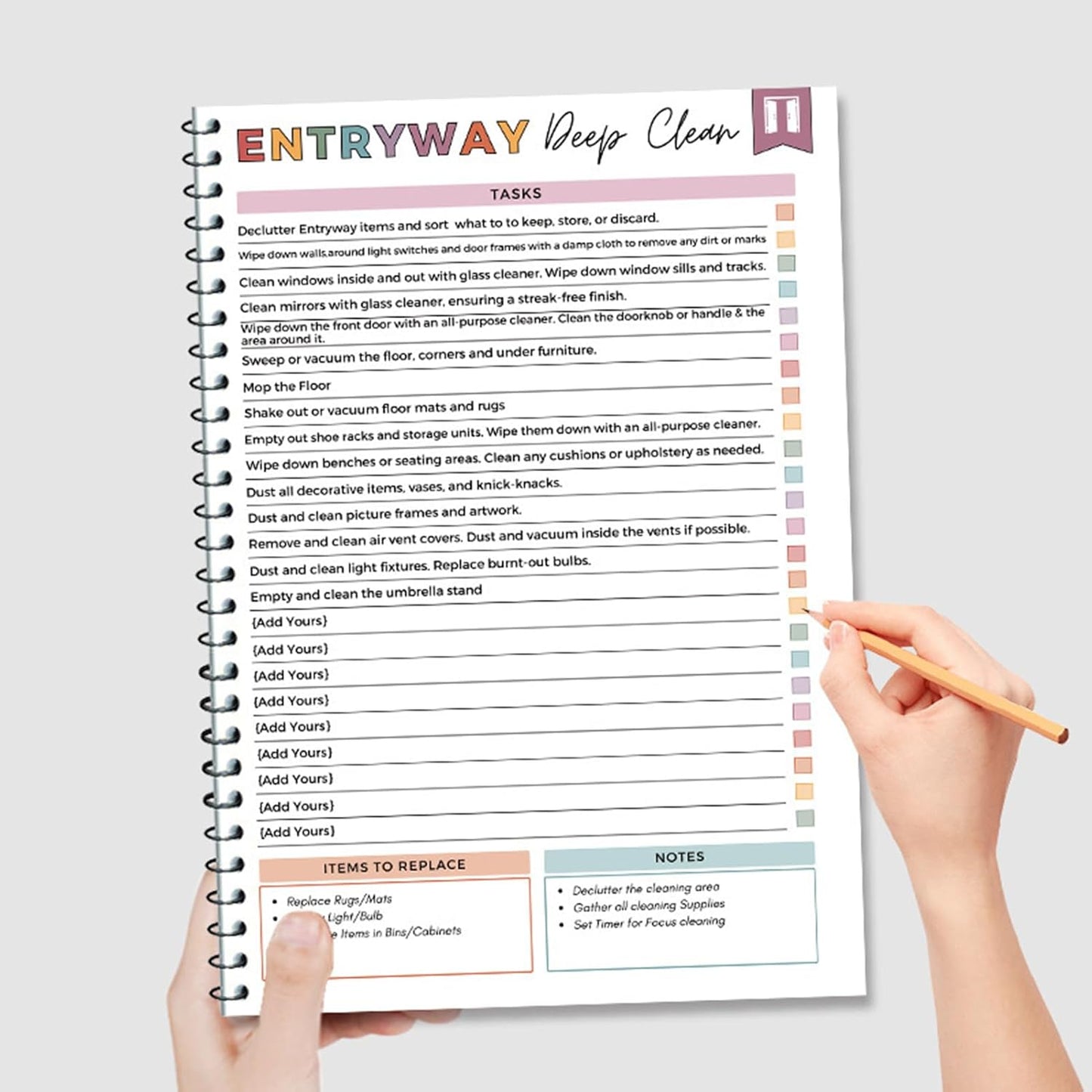 ⏰ADHD Cleaning & Organizing Toolkit - Chore Planner✔