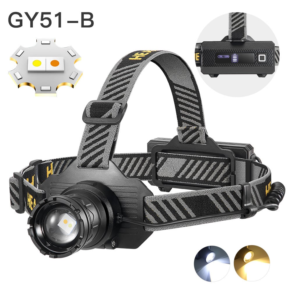 🔥Super Bright Rechargeable LED Headlamp (Includes Type-C charging cable)
