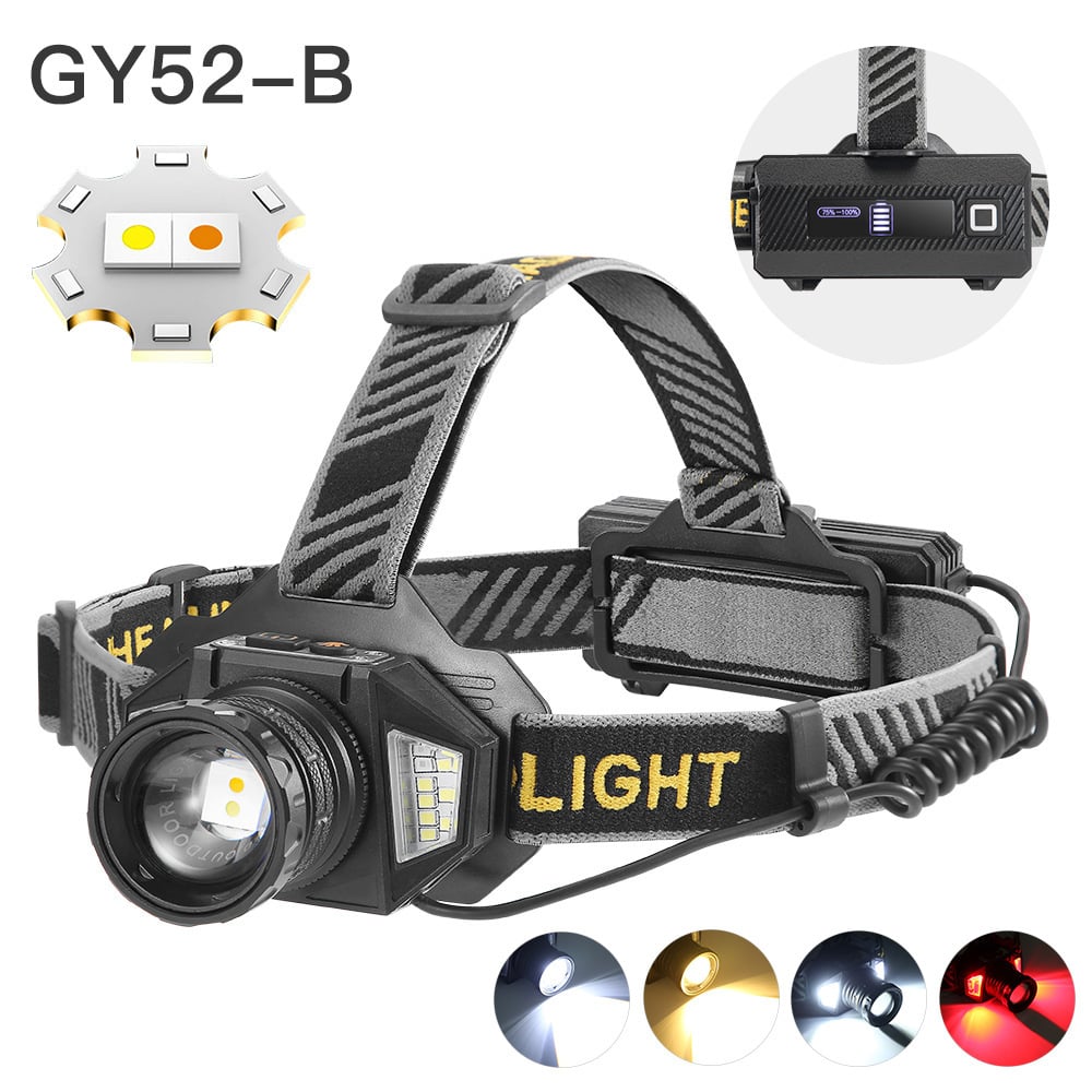 🔥Super Bright Rechargeable LED Headlamp (Includes Type-C charging cable)