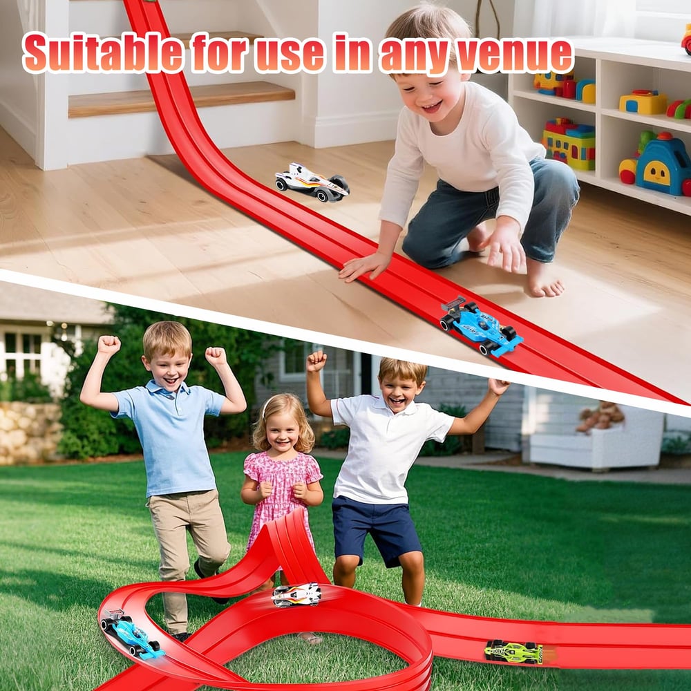 ๐๐ 2025 Christmas Surprise Gift: DIY Flexible Racing Track Toy ๐โจ
