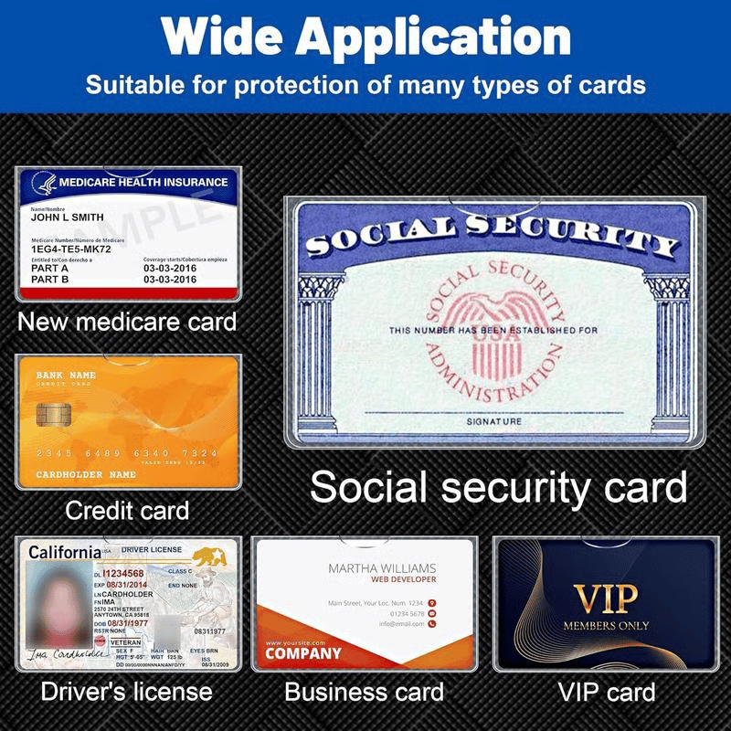 🔥Last Day 49% OFF - ✨Social Security Card Protector Sleeves