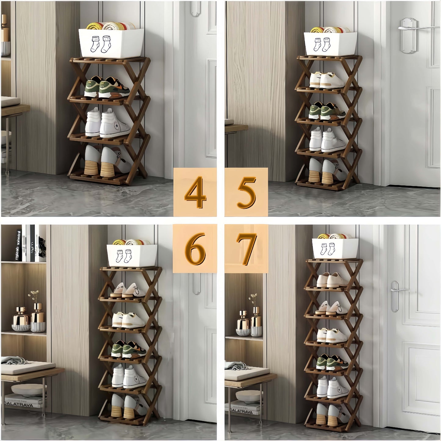 The 9-Tier No-Assembly Bamboo Rack !๐ฟ๐