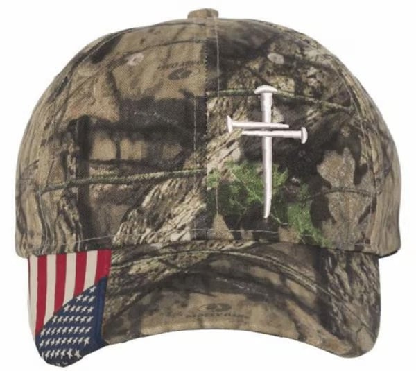 Hot Sale 49% OFF🔥Jesus 3-Nail Cross & Crown of Thorns Christian Adjustable Hat ✝️