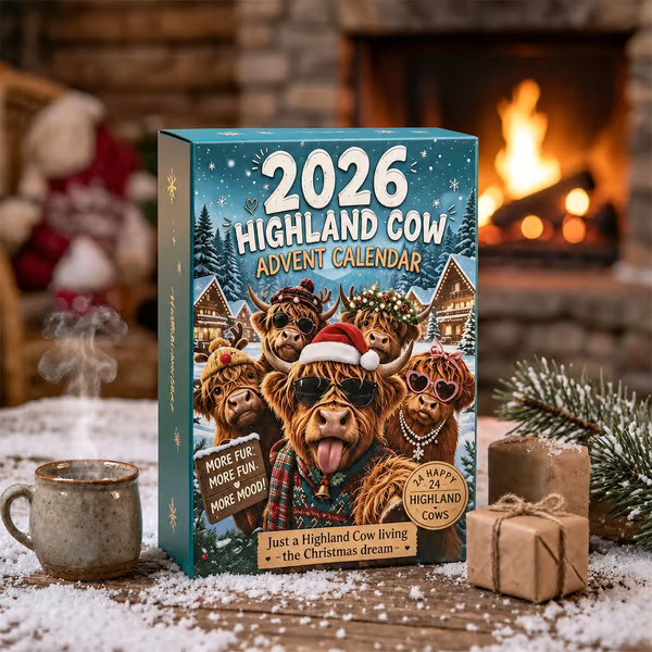 🔥Last Day 49% OFF - 🐂🎁2026 3D Highland Cow Advent Calendar(📦Buy 2 Free Shipping)