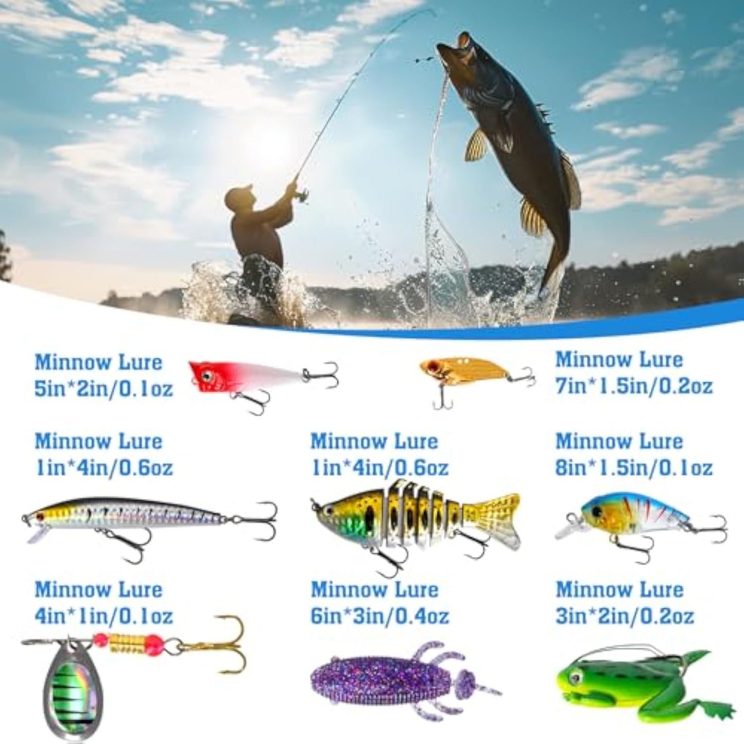 Fishing Advent Calendar 2025 Lure Set