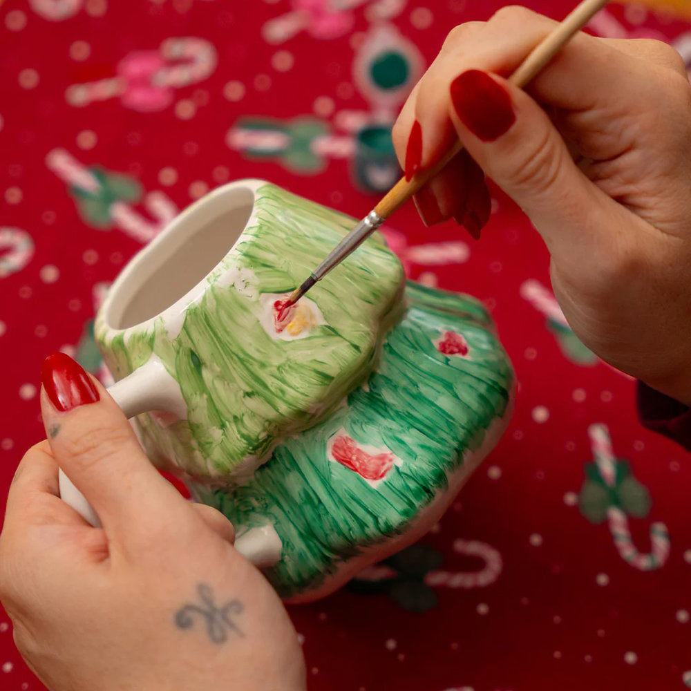 🎄Christmas Sales 49% OFF-DIY Christmas Tree Mug Painting Set