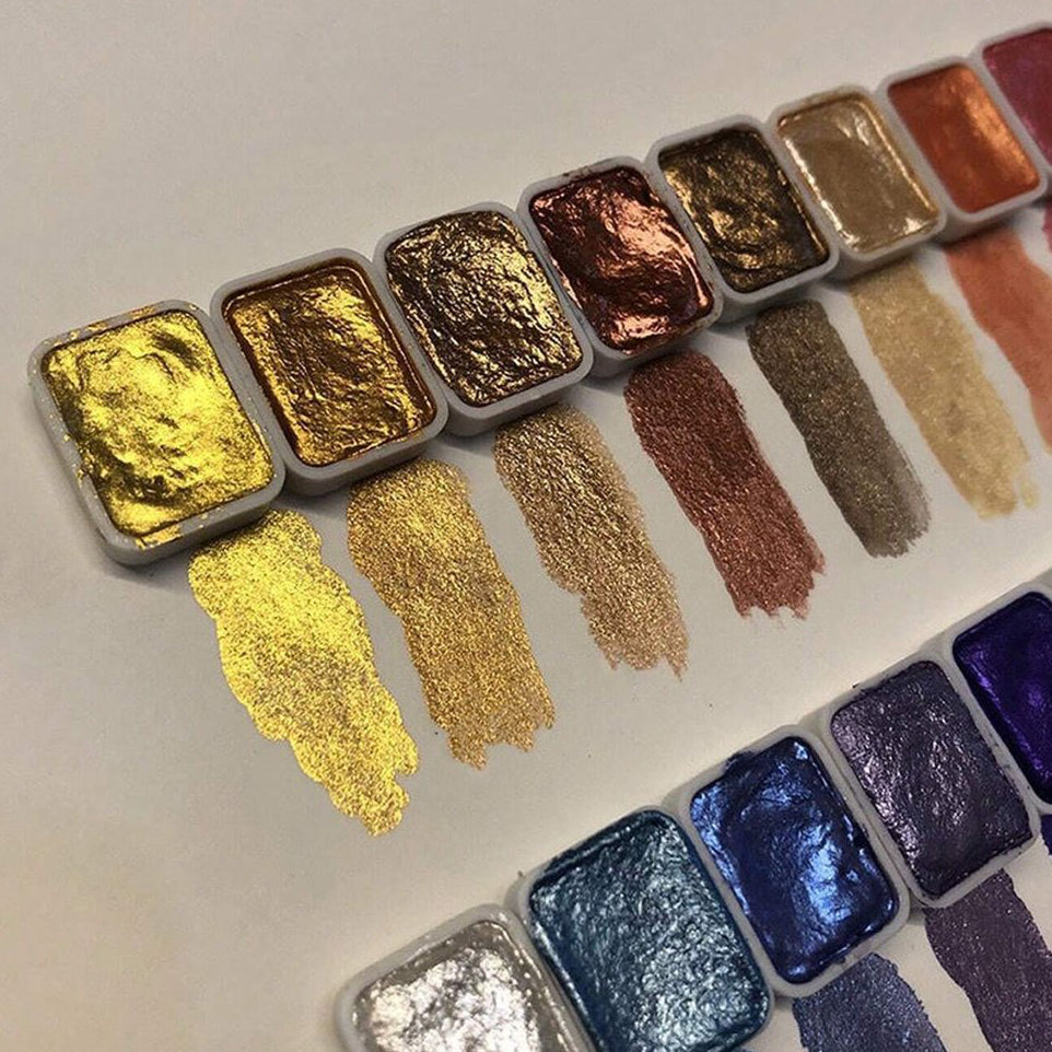 ✨Last Day 49%OFF-Tropic Forest Pearl Watercolor Paint