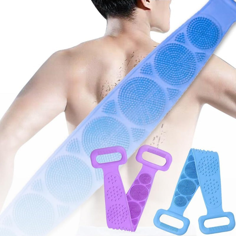 🔥Last Day 49OFF-Double-Sided Exfoliating Back Scrubber with Mesh Sponge