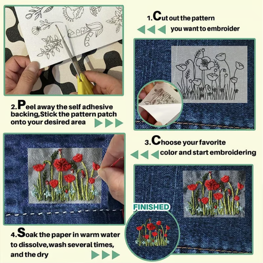 Water Soluble Embroidery Patterns