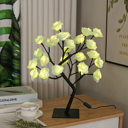 🔥Last Day 49% OFF-Rose Flower Design Tree Night Light