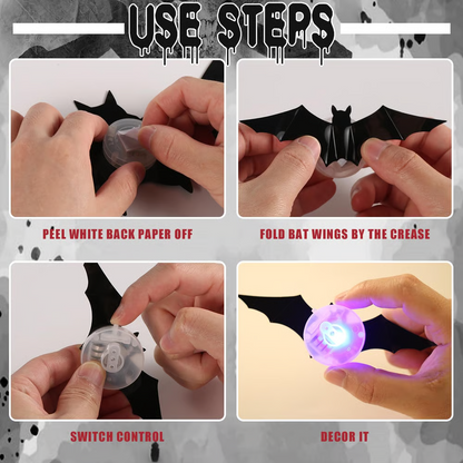 Halloween Special 49% OFF 🔥3D Night Light Bat Halloween Decoration