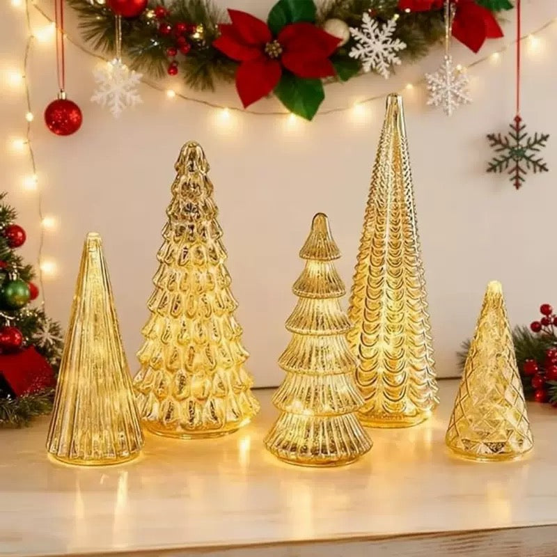🔥Last Day 49%OFF-BFF Collection Set of 5 Illuminated Trees