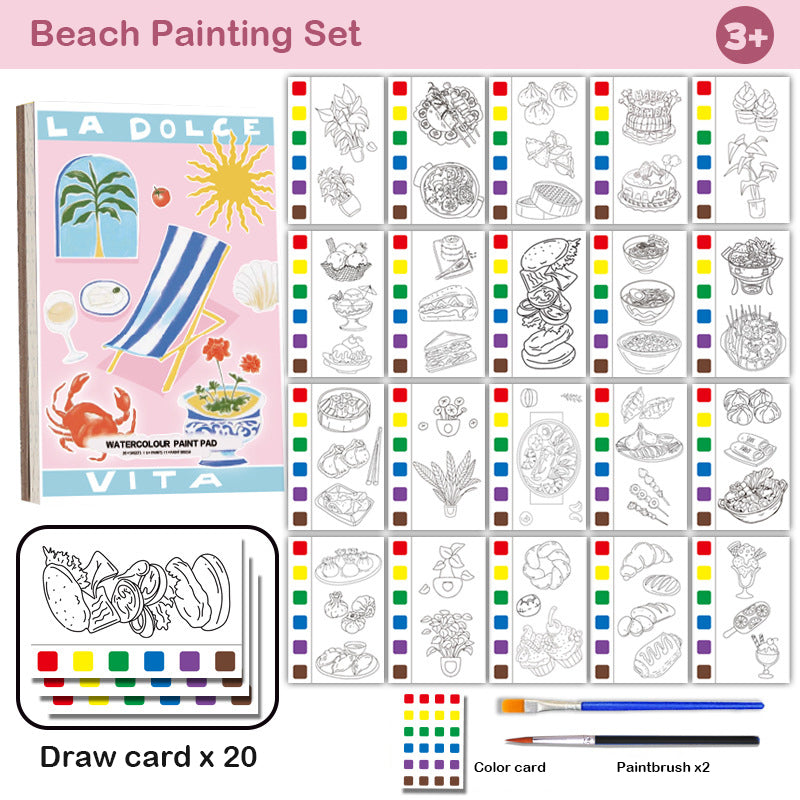 Pocket Watercolor Painting Book