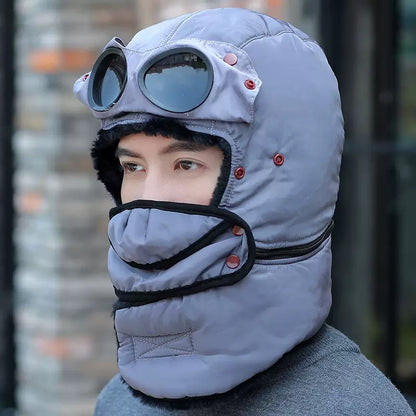 🔥Last Day 49% OFF🎁Winter 4 in 1 Windproof Warm Hat Detachable Mask Neckband