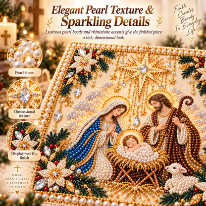 🙏✝️DIY Christian Pearl Artwork Kit✈️ Buy 2+ Get Free Shipping