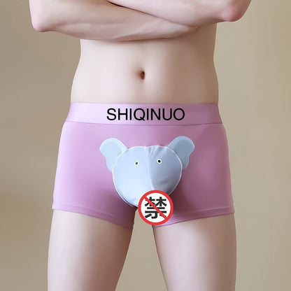 🔥Last Day 49% OFF-🐘Fun Novelty Boxer Briefs with Elephant Trunk Design