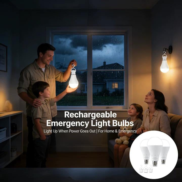 🔥 LAST DAY 49% OFF-Rechargeable Emergency Light Bulbs 💡