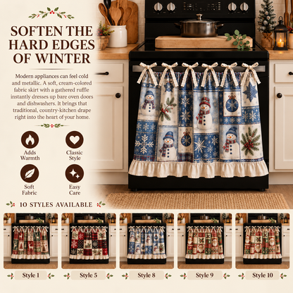 🎄 Christmas Tie-On Pocket Curtain Collection🎁Buy 2 Get 1 FREE — Add Any 3 Pcs To Cart🎉