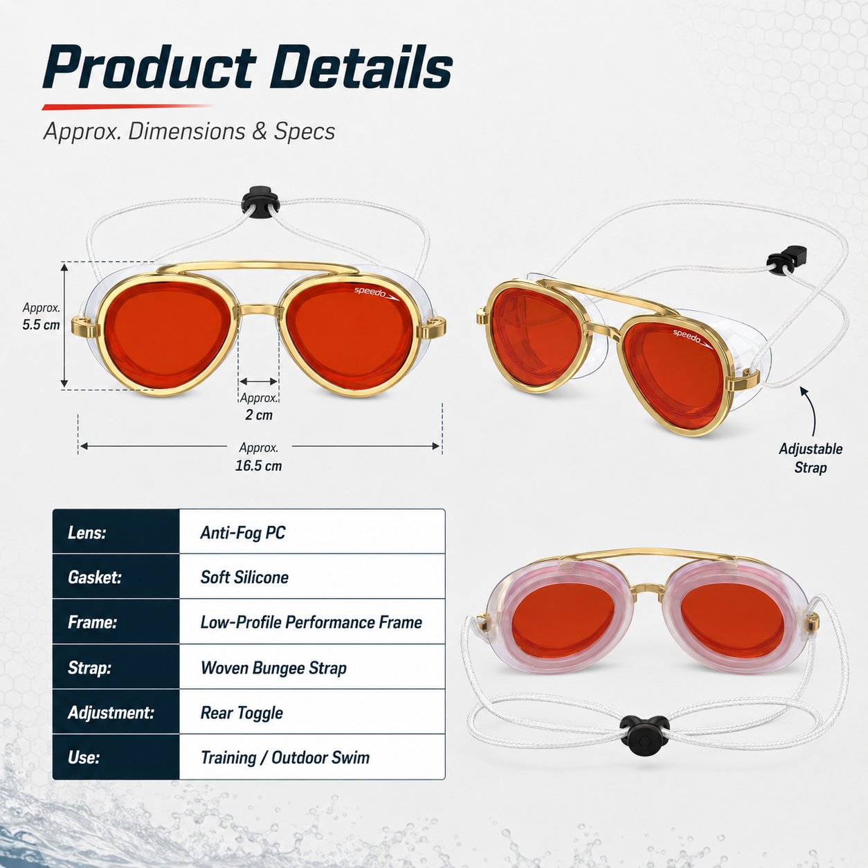 🔥LAST DAY 50% OFF🔥Unisex-Adult Sunny G Mariner Mirrored Goggles