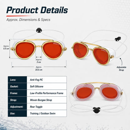 🔥LAST DAY 50% OFF🔥Unisex-Adult Sunny G Mariner Mirrored Goggles