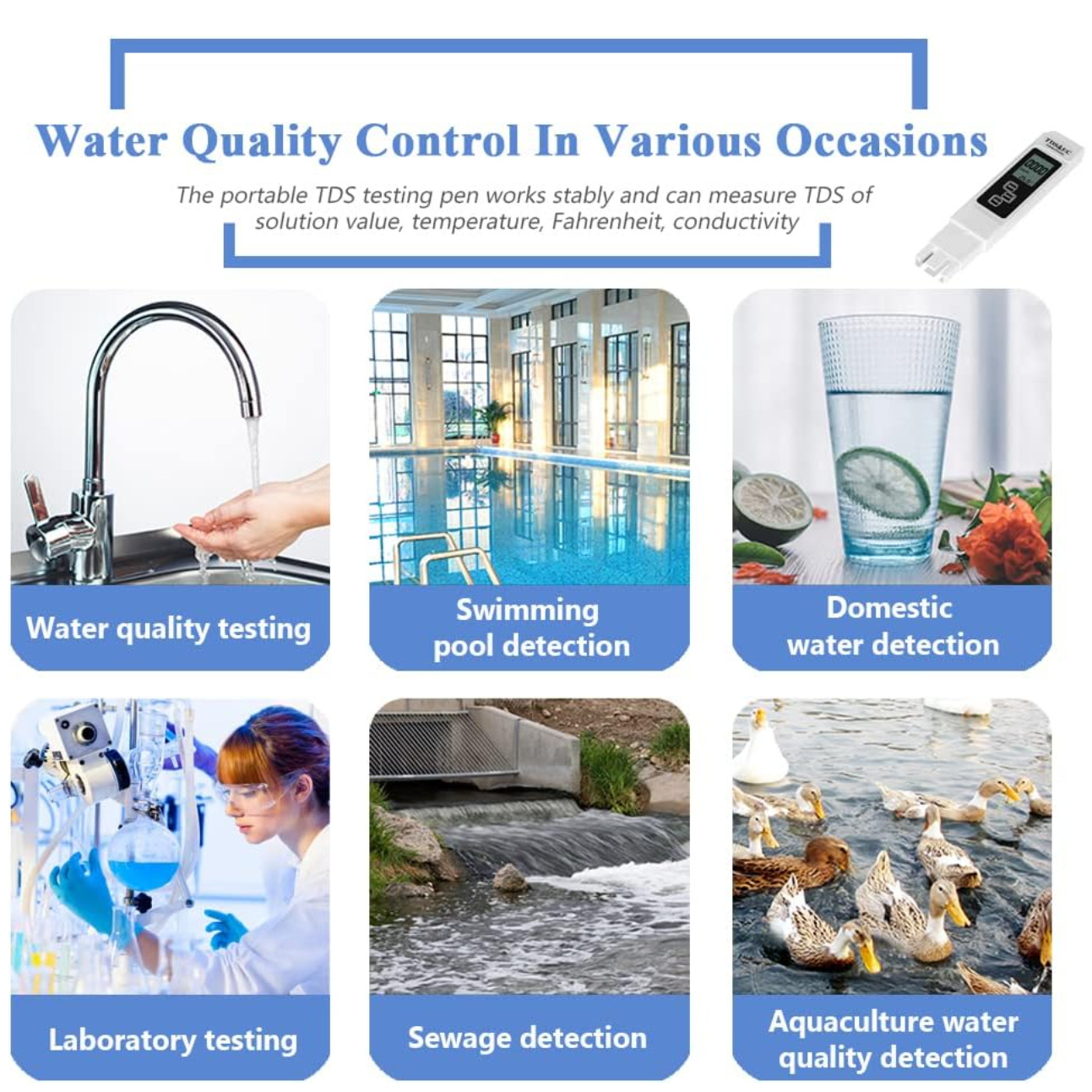 2025 All-New 4 in1 Tds Meter Digital Water Tester