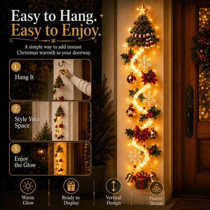 🎄Merry Cascade Glowing Christmas Door Hanger | 🎁Buy 2 Get 1 FREE & Free Shipping — Add Any 3 Pcs To Cart🎉