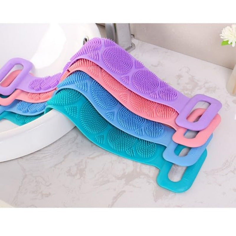 🔥Last Day 49OFF-Double-Sided Exfoliating Back Scrubber with Mesh Sponge