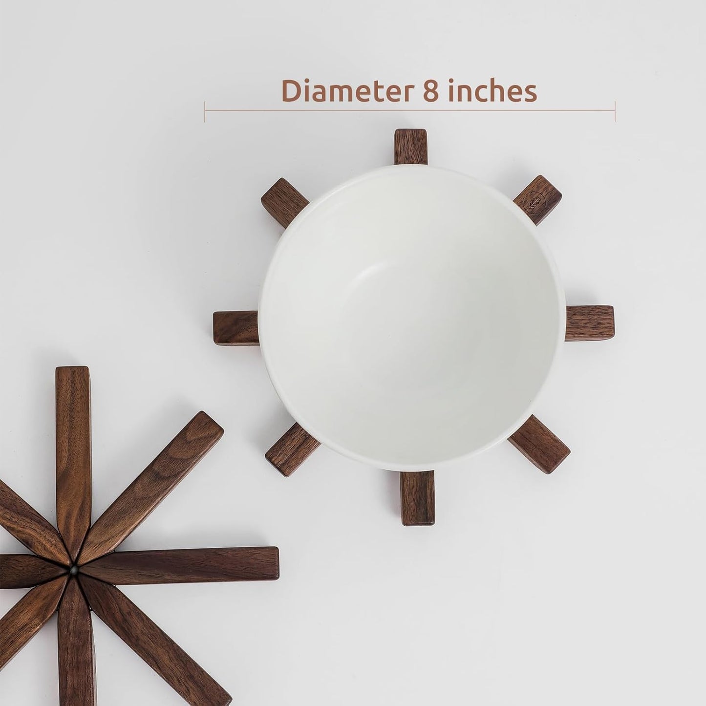 Natural Beech/Walnut Coasters