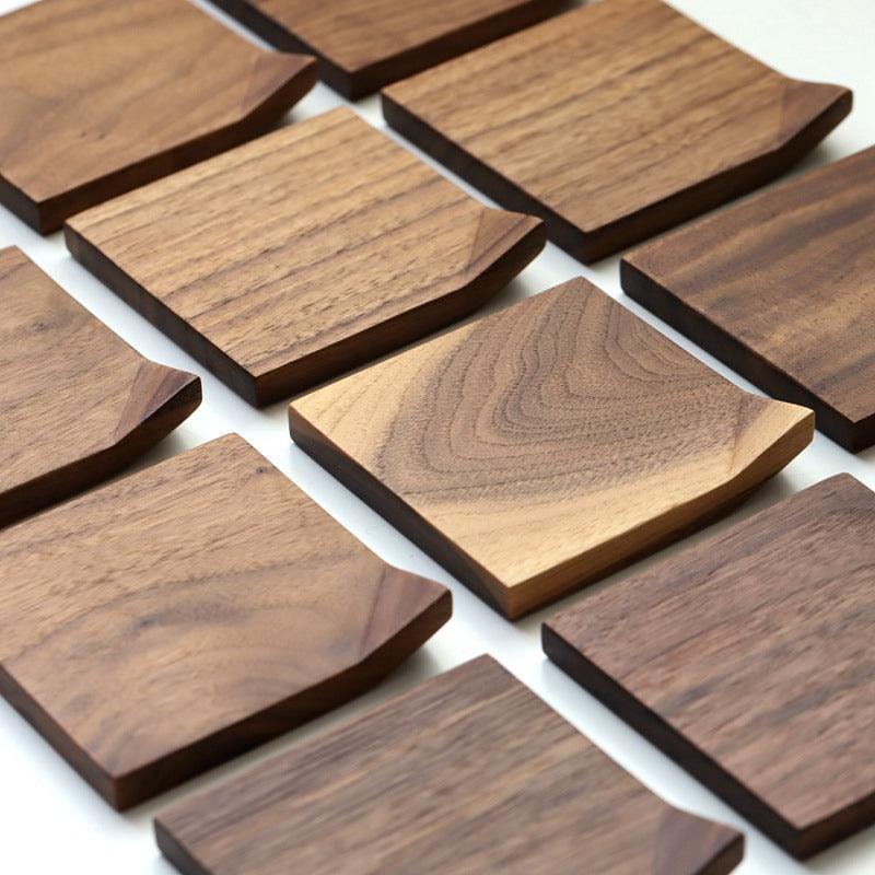 Wood Coaster | Black Walnut, Beech | Handmade