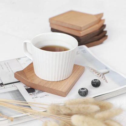 Wood Coaster | Black Walnut, Beech | Handmade
