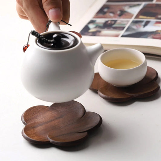 Walnut Bloom Coaster Set